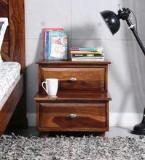 Woodsworth San Marino Bed Side Table In Provincial Teak Finish