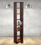 Woodsworth San Pablo Tall Display Unit In Provincial Teak Finish