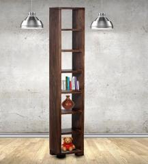 Woodsworth San Pablo Tall Display Unit in Provincial Teak Finish