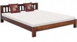 Woodsworth Santa Cruz Solid Wood Queen Sized Bed In Provincial Teak Finish