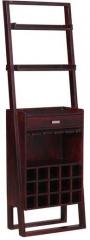 Woodsworth Santa Fe Bar Unit in Passion Mahogany Finish