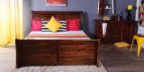 Woodsworth Santa Fe Roca King Size Bed With Storage In Provincial Teak Finish