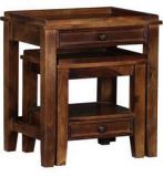 Woodsworth Santa Iria Set Of Table In Provincial Teak Finish