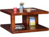 Woodsworth Santiago Solid Wood Coffee & Centre Table In Honey Oak Finish