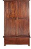 Woodsworth Santiago Solid Wood Wardrobe In Colonial Maple Finish