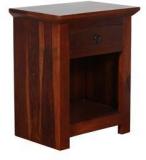 Woodsworth Sao Luis Solid Wood Bed Side Table In Colonial Maple Finish