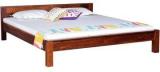 Woodsworth Sao Luis Solid Wood King Size Bed In Honey Oak Finish