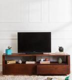 Woodsworth Savannah Entertainment Unit In Honey Oak Finish