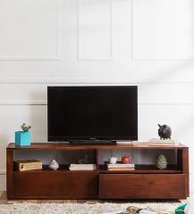 Woodsworth Savannah Entertainment Unit in Honey Oak Finish