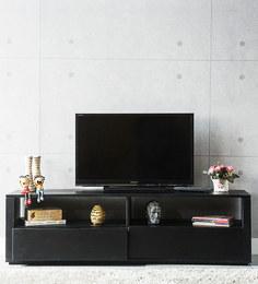 Woodsworth Savannah Solid Wood Entertainment Unit In Espresso Walnut Finish