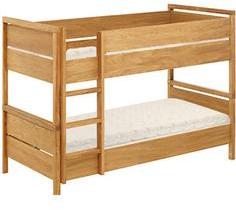 Woodsworth Schroth Bunk Bed In Natural Sheesham Finish