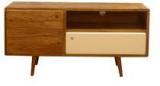 Woodsworth Somerville Solid Wood Entertainment Unit In Natural Finish