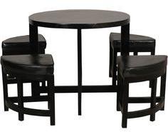 Woodsworth Space Saving Solid Wood Dining Table Set