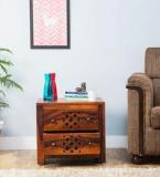 Woodsworth Tacoma Bed Side Table In Honey Oak Finish