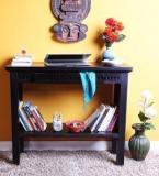 Woodsworth Tacoma Solid Wood Console Tables In Espresso Walnut Finish