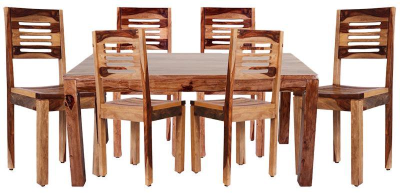 Woodsworth Tangier Crafty Six Seater Dining Table Set