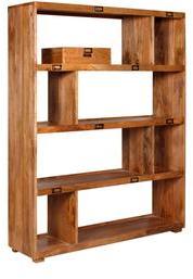 Woodsworth Thorsten Book Rack In Natural Mango Wood Finish