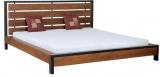 Woodsworth Tiber King Size Bed In Premium Acacia Finish