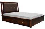 Woodsworth Tijuana King Sized Bed With Storage In Provincial Teak Finish