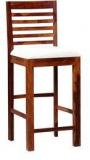 Woodsworth Tijuana Solid Wood Bar Chair In Honey Oak Finish