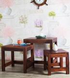 Woodsworth Toledo Set Of Tables In Provincial Teak Finish