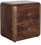 Woodsworth Torren Solid Wood Bed Side Table In Provincial Teak Finish