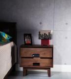 Woodsworth Torreon Solid Wood Bed Side Table In Provincial Teak Finish