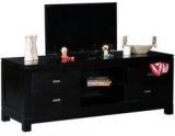 Woodsworth Torreon Solid Wood Entertainment Unit In Espresso Walnut Finish