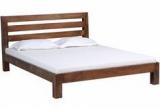 Woodsworth Torreon Solid Wood King Sized Bed In Provincial Teak Finish