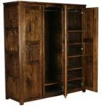 Woodsworth Torreon Solid Wood Wardrobe In Provincial Teak Finish