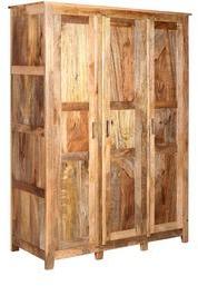 Woodsworth Torreon Stylish Wardrobe With Three Doors In Natural Finish