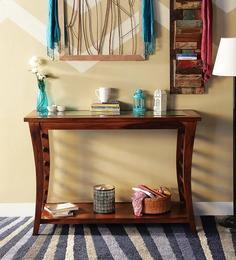 Woodsworth Toston Console Table In Provincial Teak Finish