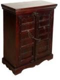 Woodsworth Trigarta Tradional Cabinet With A Latch In Provincial Teak Finish