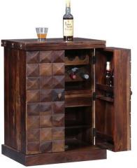 Woodsworth Tujiana Wooden Bar Cabinet in Provincial Teak Finish