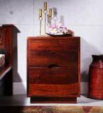 Woodsworth Tulsa Bedside Table In Honey Oak Finish