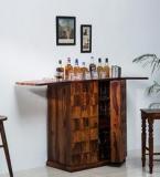 Woodsworth Ushuaia Bar Cabinet In Honey Oak Finish