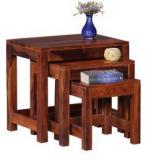 Woodsworth Valencia Set Of Tables In Honey Oak Finish