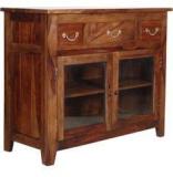 Woodsworth Valencia Solid Wood Sideboard In Provincial Teak Finish