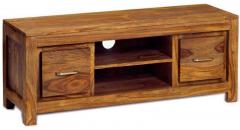 Woodsworth Valparaiso Entertainment Unit in Colonial Maple Finish