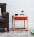 Woodsworth Vermillian End Table In Natural Finish