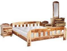 Woodsworth Victoria Solid Wood Bedroom Set In Natural Finish