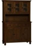 Woodsworth Warren Hutch Cabinet In Espresso Walnut Finish