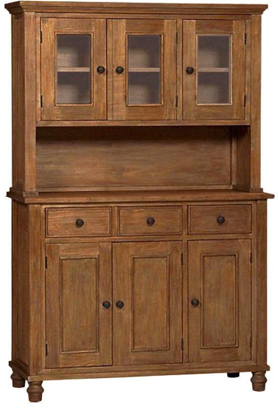 Woodsworth Warren Hutch Cabinet in Natural Mango wood Finish. Finish