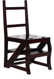 Woodsworth Warren Solid Wood Stacking & Folding Chair In Passion Mahogany Finish