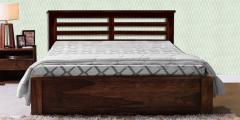 Woodsworth Weston King Bed with Storage in Provincial Teak Finish