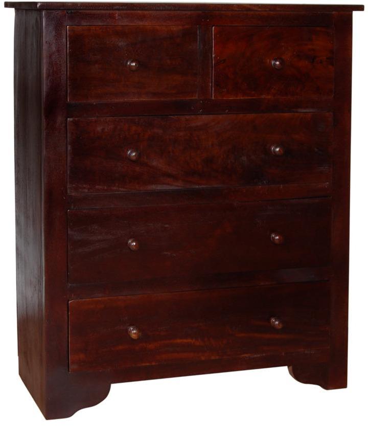 Woodsworth William Chest of Drawers in Passion Mahogany Finish