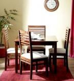 Woodsworth Winona Four Seater Dining Set In Provincial Teak Finish