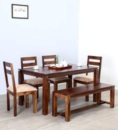 Woodsworth Woodinville Six Seater Dining Set In Provincial Teak Finish