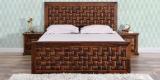 Woodsworth Woodway Queen Bed With Storage In Provincial Teak Finish