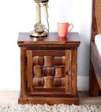 Woodsworth Woodway Right Door Bed Side Table In Provincial Teak Finish